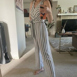 Stripe Jumpsuits Brand New